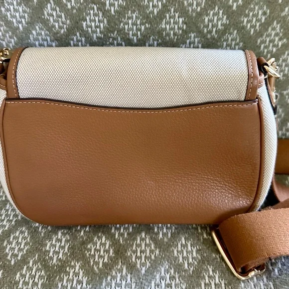 Coach Tan and Cream Crossbody Bag - Picture 2 of 13